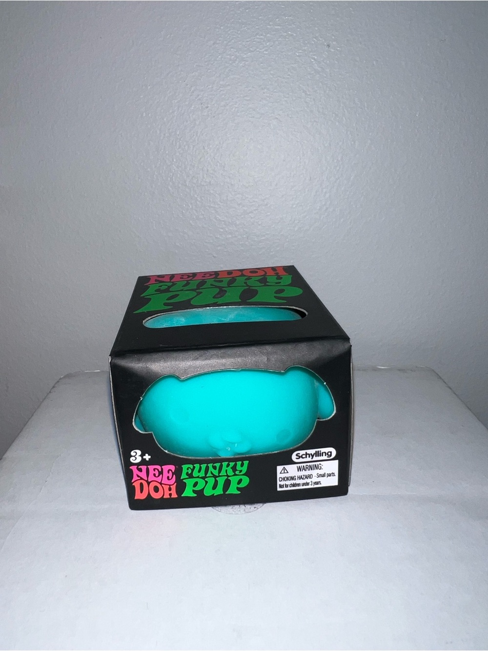 Schylling NeeDoh Funky Pup Teal Stress Toy